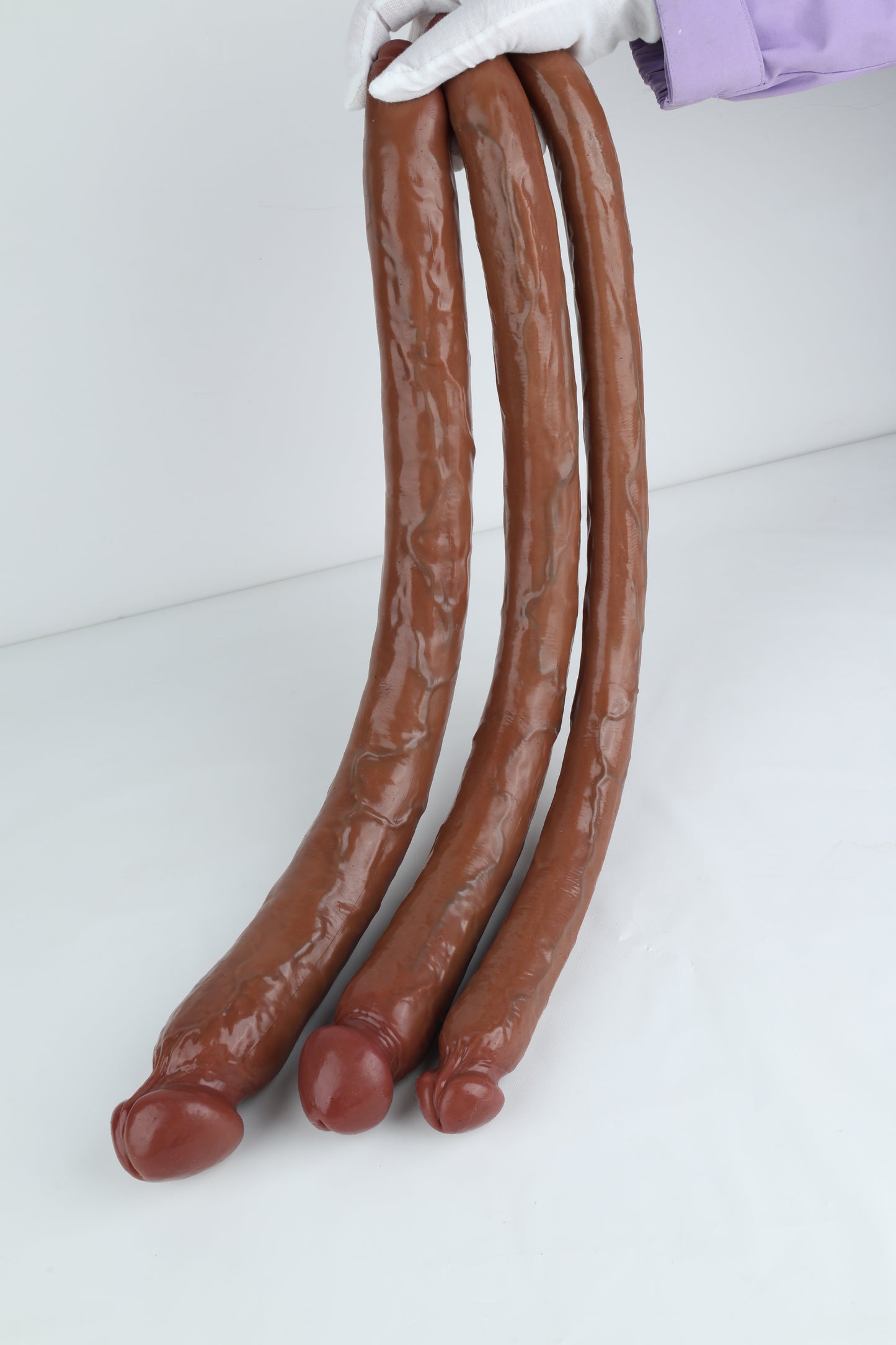 Liquid Silicone Double Dildo – Double-end Anal Sex Toys Lesbian Couple Fantasy