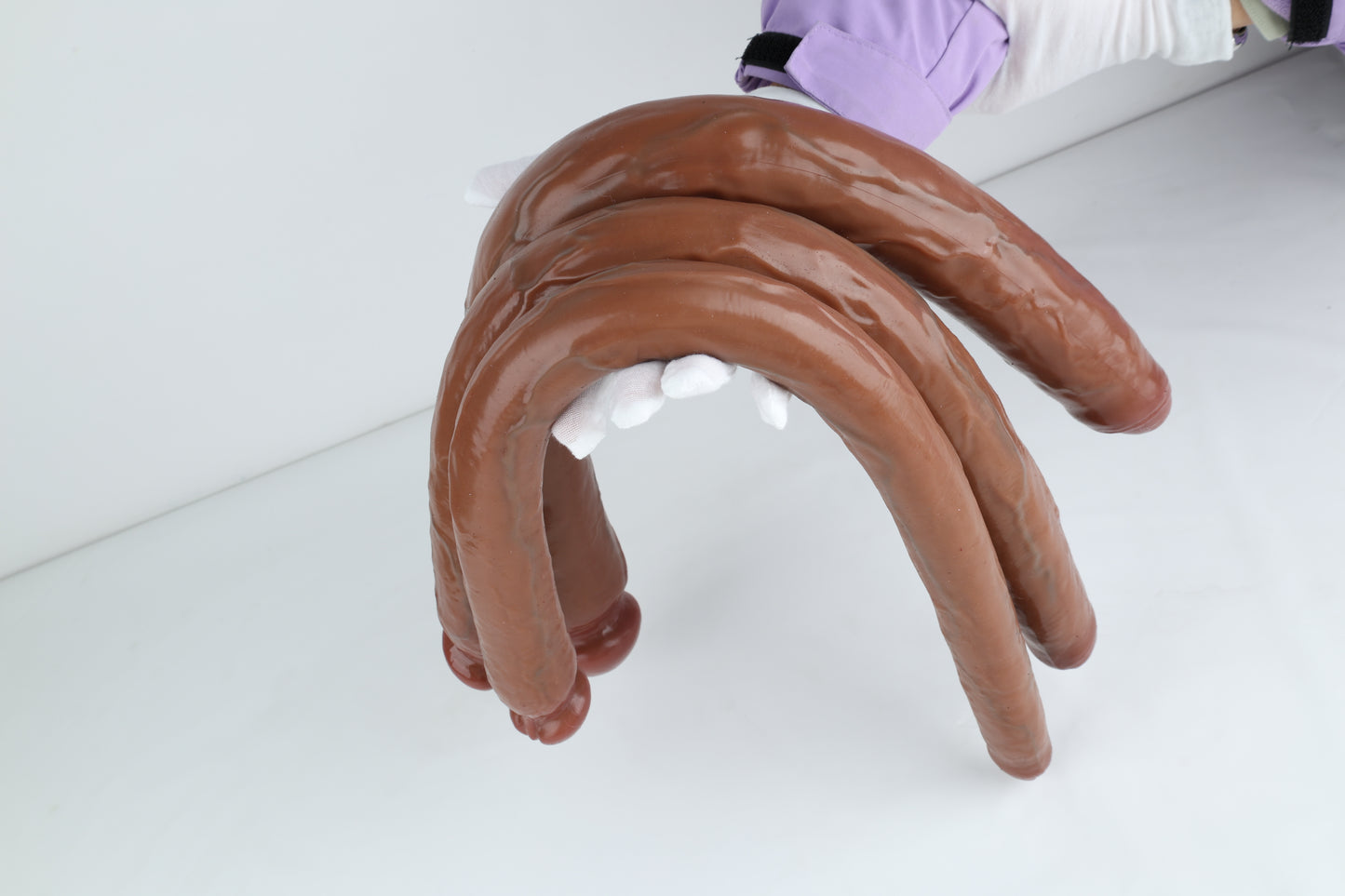Liquid Silicone Double Dildo – Double-end Anal Sex Toys Lesbian Couple Fantasy