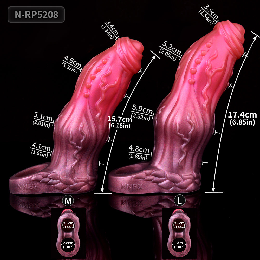 Fantasy Pink Penis Sleeve – Biomechanical Design for an Authentic Pleasure Experience