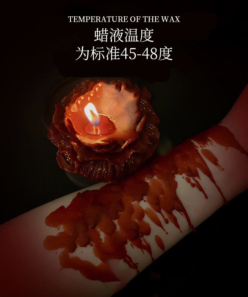 Flower-Shaped BDSM Drip Candle – Fusion Pain Meet Beauty Inspiration