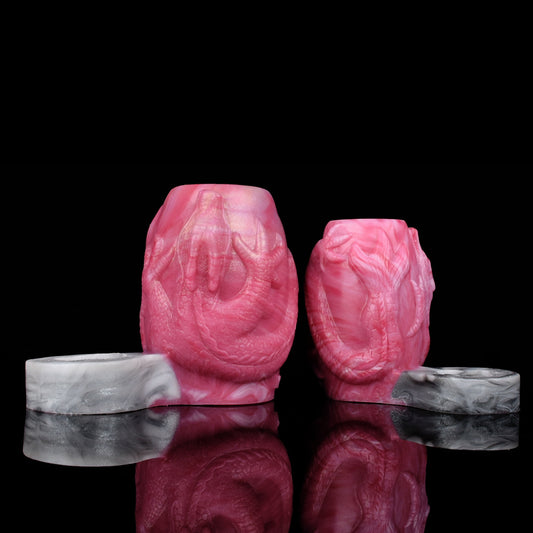 Funda de silicona antideslizante para anillo de pene: extensor de pene de ajuste firme para mayor potencia masculina