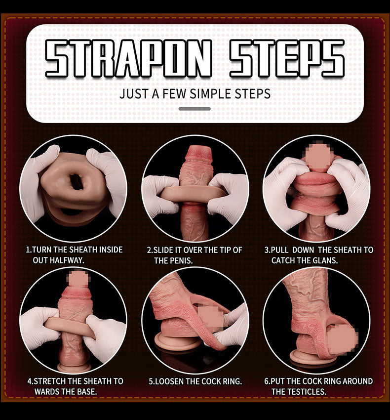 Upgraded Penis Sleeve – More Realistic and Comfortable Sex Toy Experience