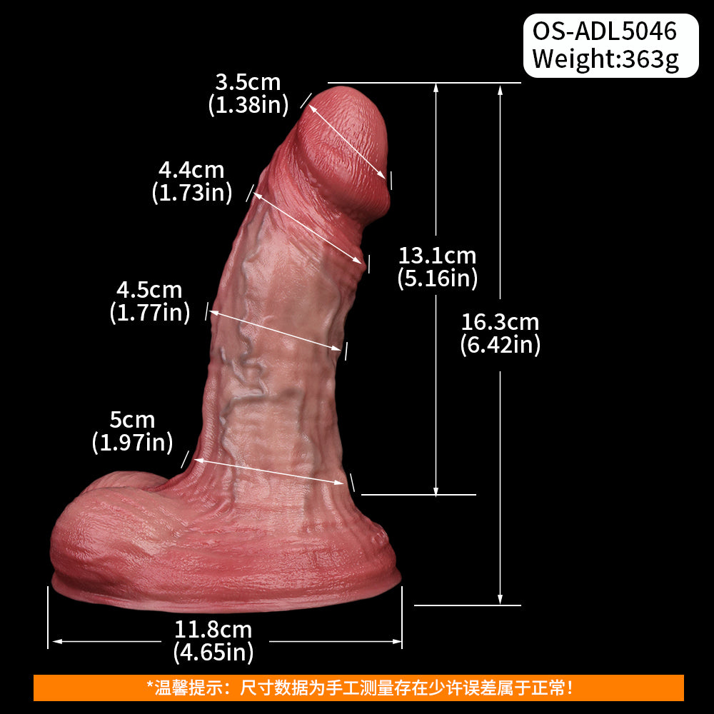 FleshToned Huge Anal Dildo -Enhanced Realistic Sex Toys for Women Deep Stimulation
