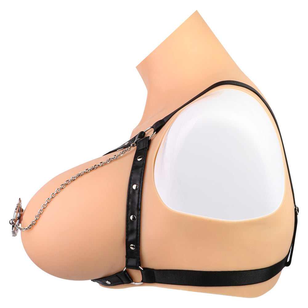 Stainless Fantasy Nipple Clamps – Extreme Restraints Metal Necklace Sex Toys for BDSM