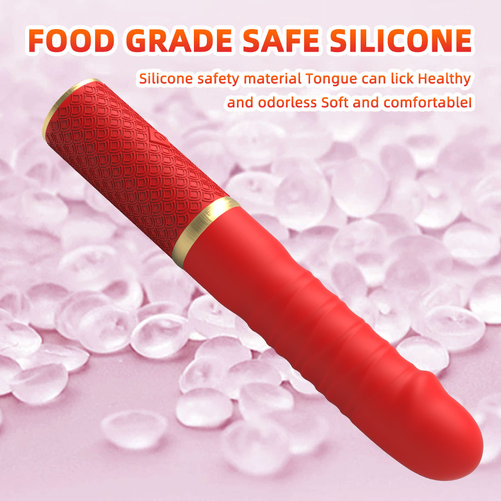 Thrusting Dildo Sex Machine – Handheld Blowjob Vibrator Suction Cup Adult Toy