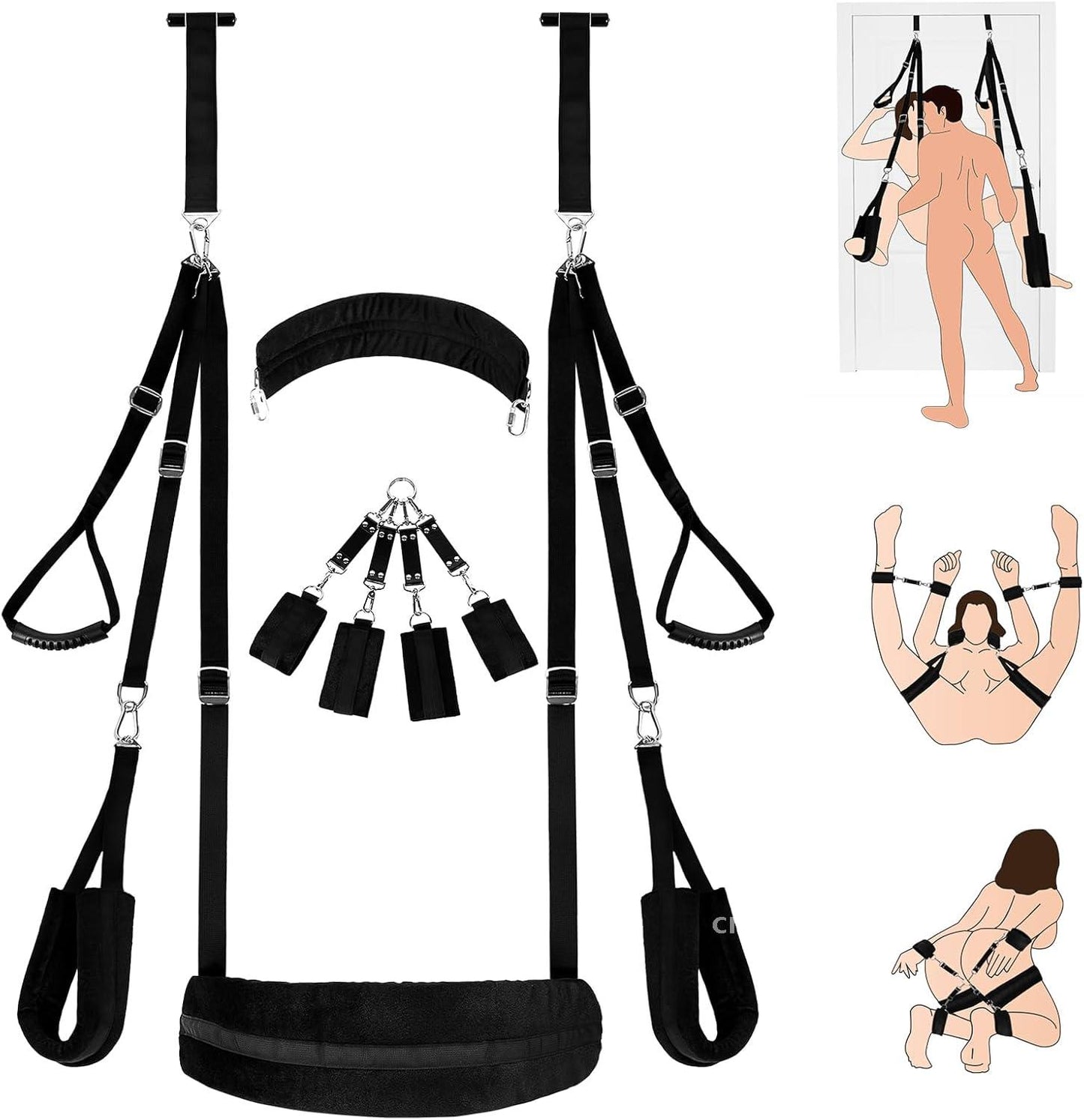 Columpio sexual multifuncional: rompe los límites del bondage y explora la dominación extrema