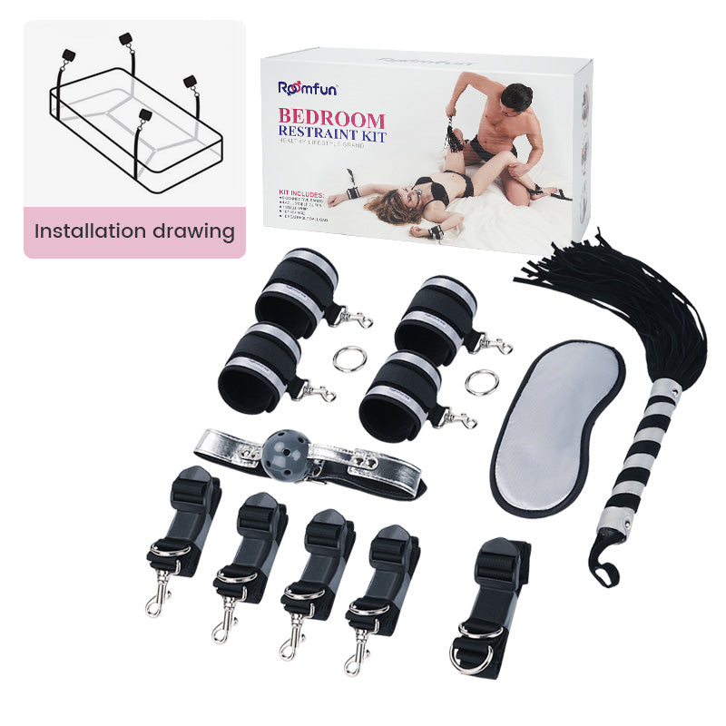 Pleasure Bondage Bed BDSM Set – Limits of Sex Toys for Men Women
