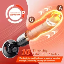 Thrusting Dildo Vibrator Anal Butt Plug – BDSM Sex Machine Remote Control Sex Toys