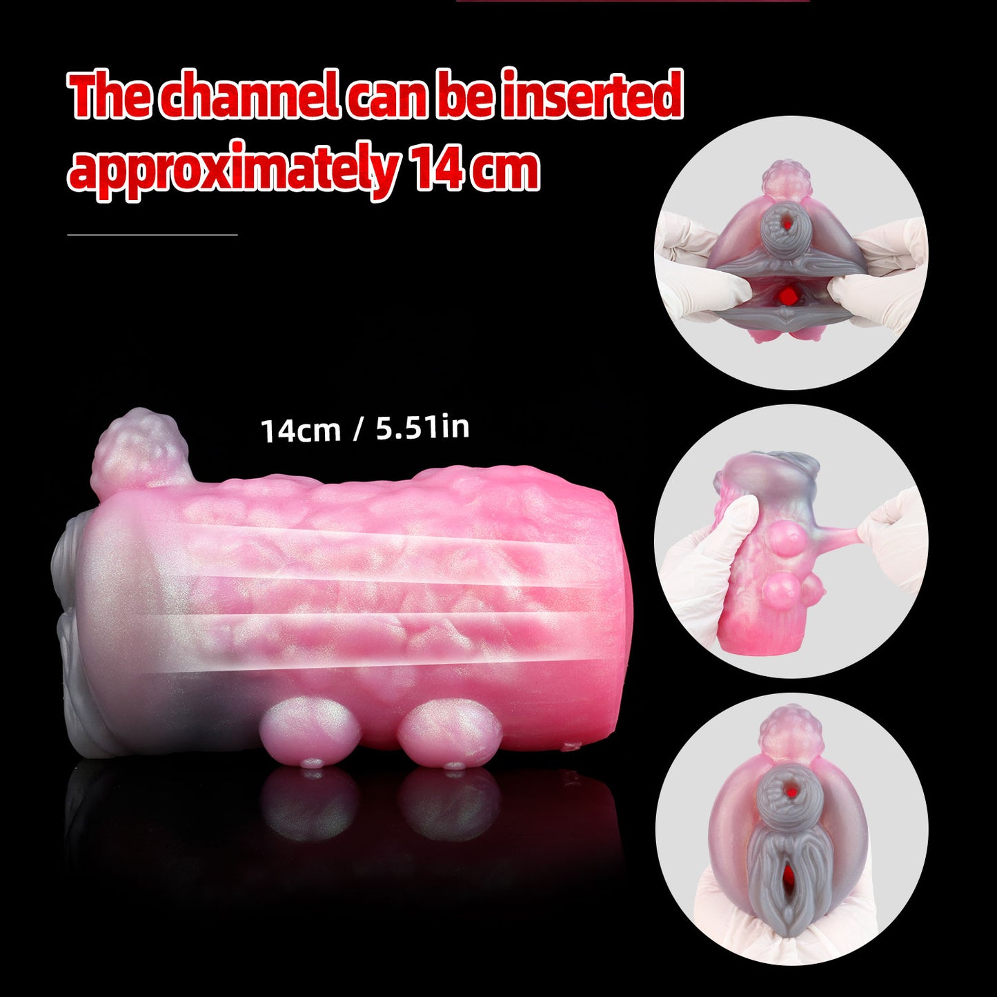 Goat-Inspired Silicone Pocket Pussy Masturbation Cup –Unprecedented Vagina Toys for Men