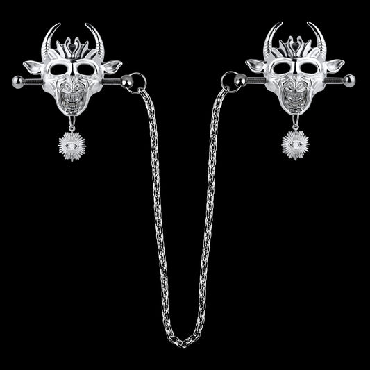 Pinzas para pezones Bullhead, juguetes sexuales pervertidos: añade diferentes estilos a tu juego BDSM en pareja