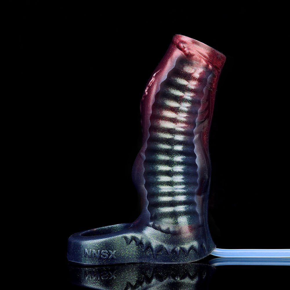 Squirting Cock Sleeve Penis Sheath — Best Silicone Extenze Plus Sex Toy for Man