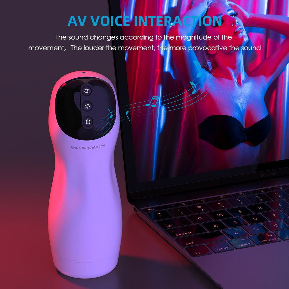 LustBond Smart AI Stroker – Intelligent Heating & Revolutionary Pleasure Experience