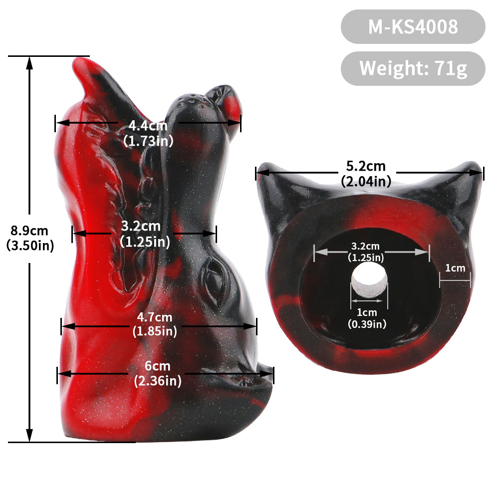 Fantasies Ball Gag – Dog Shaped Vertical Ball Gag for Power Addicts