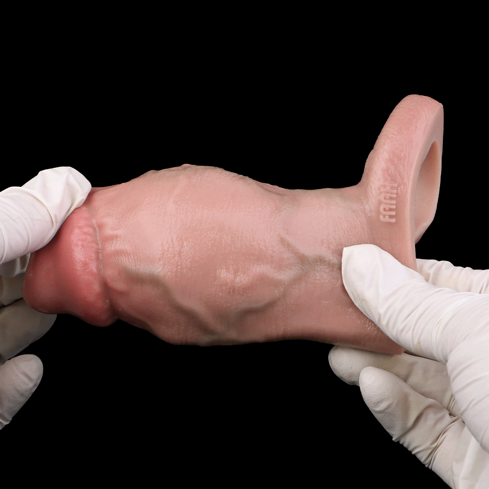 Silicone Dick Sleeve For Male Delay - Realistic Thickening Feel Sex Toy Reduced Discomfort