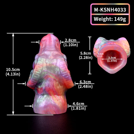 Kit de mordaza de bola de silicona vertical para bondage – Restricciones extremas, BDSM, juguetes sexuales pervertidos