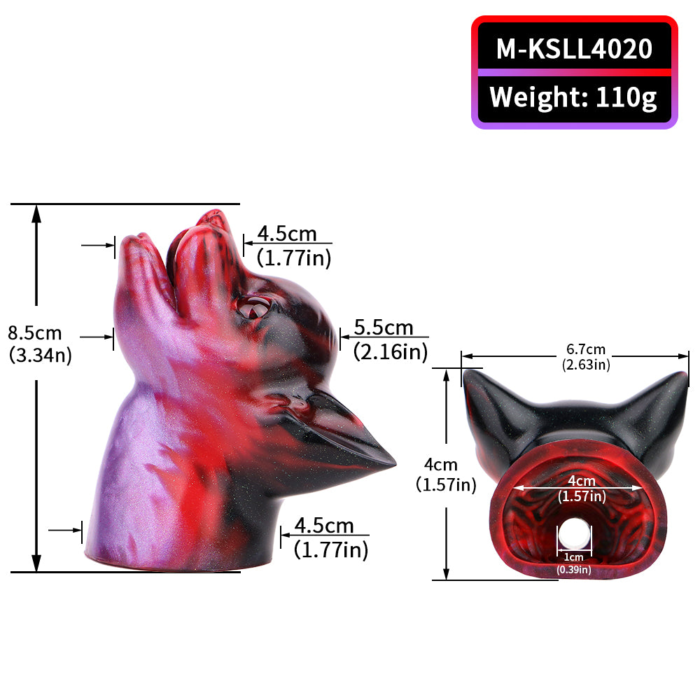 Dog Head Vertical Ball Gag – Unique BDSM Sex Toys