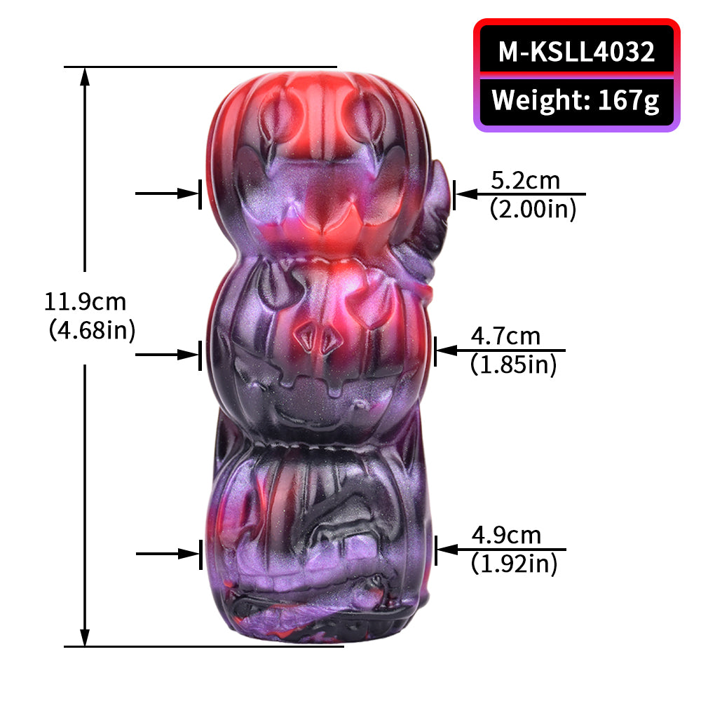 Pumpkin Head Vertical Ball Gag – Ultimate Sensual Sex Toys for Halloween Festivities