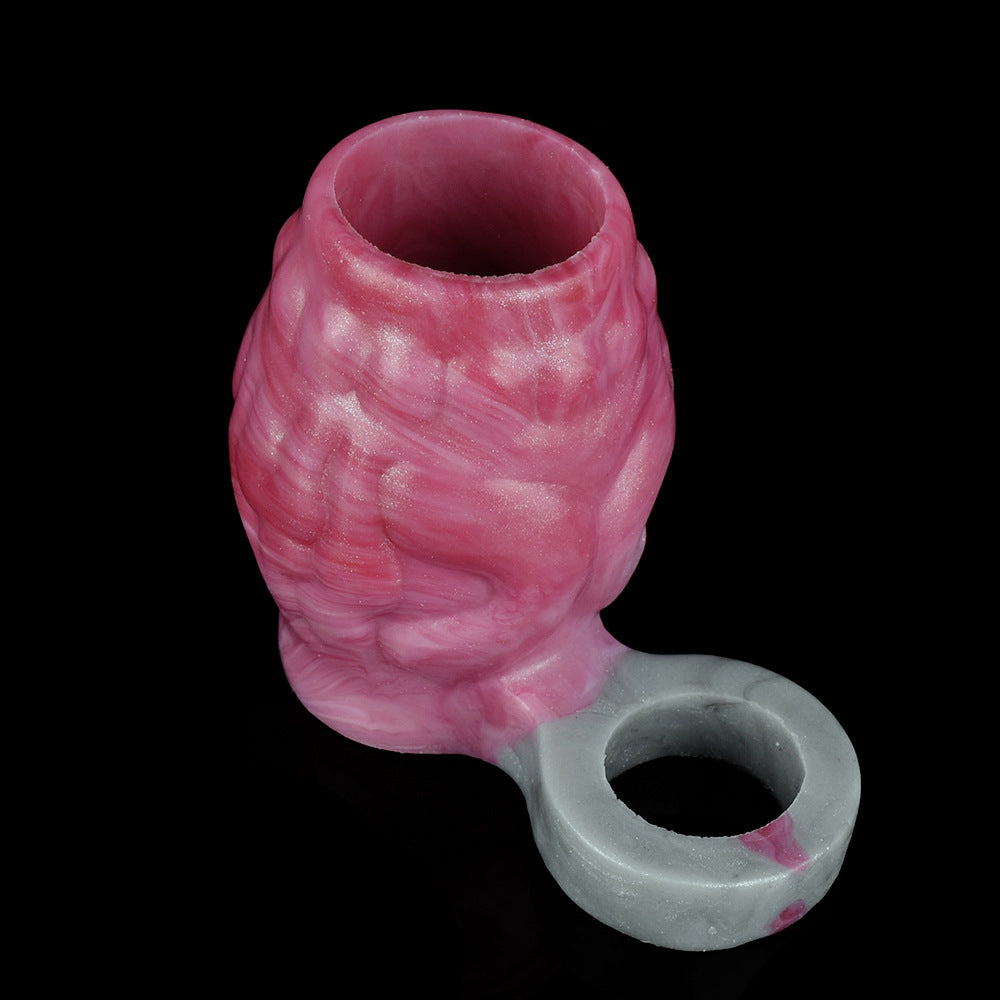 Anti-Slip Silicone Penis Ring Sleeve – Firm Fit Dick Extender For Masculine Strength