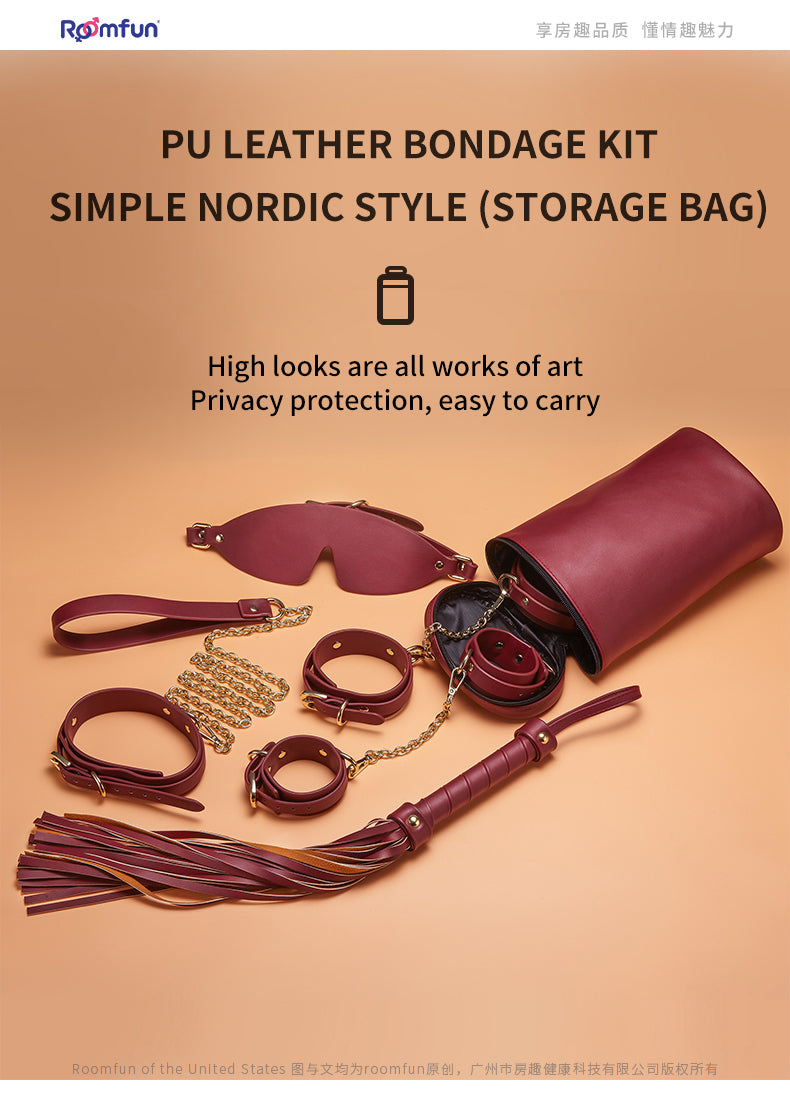 Leather Handcuff BDSM Kits – Premium Bondage Restraint Sex Toys for Women Men