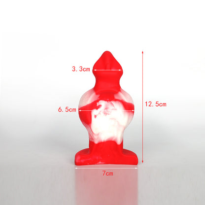 Fantasy Dog Dildo Anal Butt Plug-Realistic Vibrators Silicone Sex Toys for Women Men