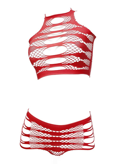 Bondage-Netz-Bodysuit-Dessous – Couple Passion Sexy Kleidung für Frauen