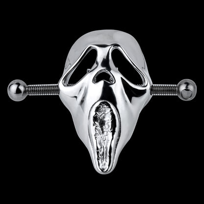 Kit de bondage con pinzas para pezones de calavera: juguetes sexuales eróticos de metal para mujeres