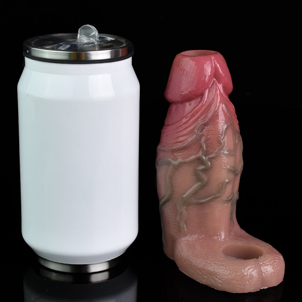 Funda texturizada realista para el pene: potencia el placer masculino con pasión duradera
