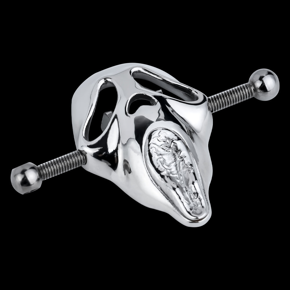 Kit de bondage con pinzas para pezones de calavera: juguetes sexuales eróticos de metal para mujeres