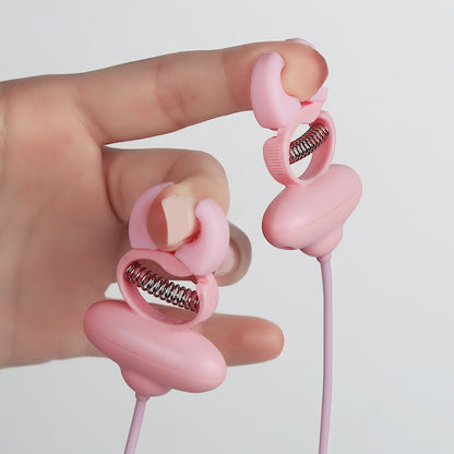 Vibrating Silicone Nipple Clamps – Extreme Restraints Necklace Bondage BDSM Sex Toys