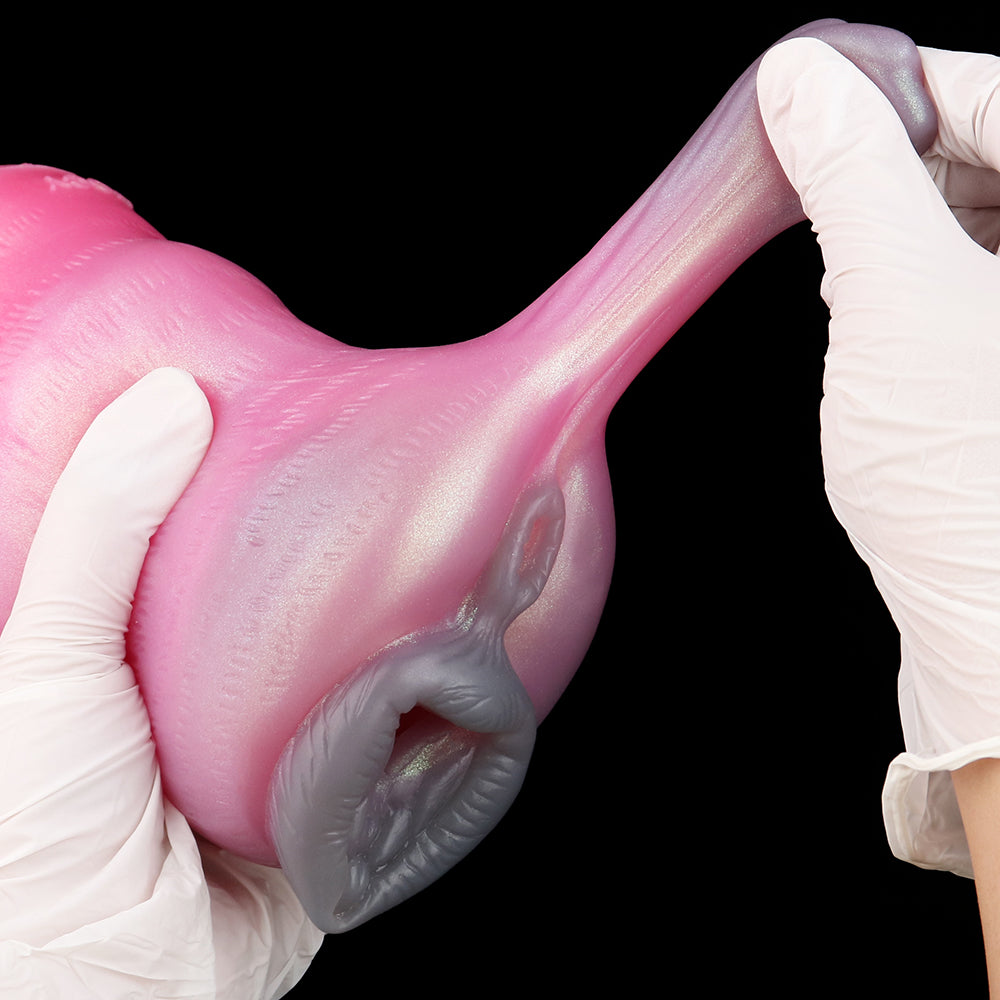 Vagina de silicona Wolf Sister de bolsillo - Masturbador masculino con texturas de fantasía - Juguetes sexuales