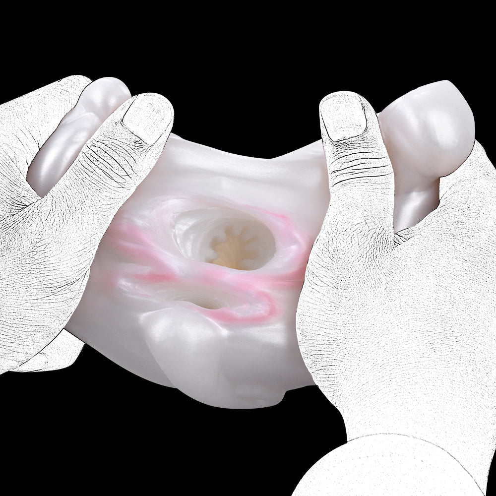 White Pig Bionic Pocket Pussy – Sexspielzeug mit Zweikanal-Vibration