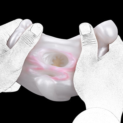 White Pig Bionic Pocket Pussy – Sexspielzeug mit Zweikanal-Vibration