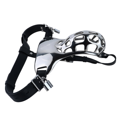Stainless Steel Cock Cage – Secure BDSM Chastity Device for Control & Lasting Wear