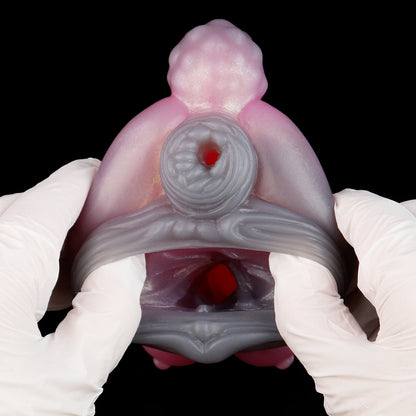 Von Ziegen inspirierte Masturbationstasse aus Silikon mit Taschenmuschi – beispielloses Vagina-Spielzeug für Männer