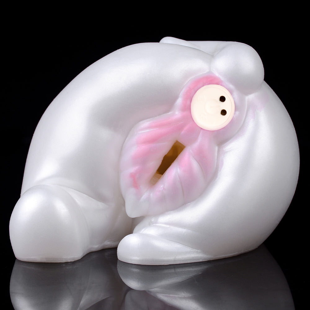 White Pig Bionic Pocket Pussy – Sexspielzeug mit Zweikanal-Vibration