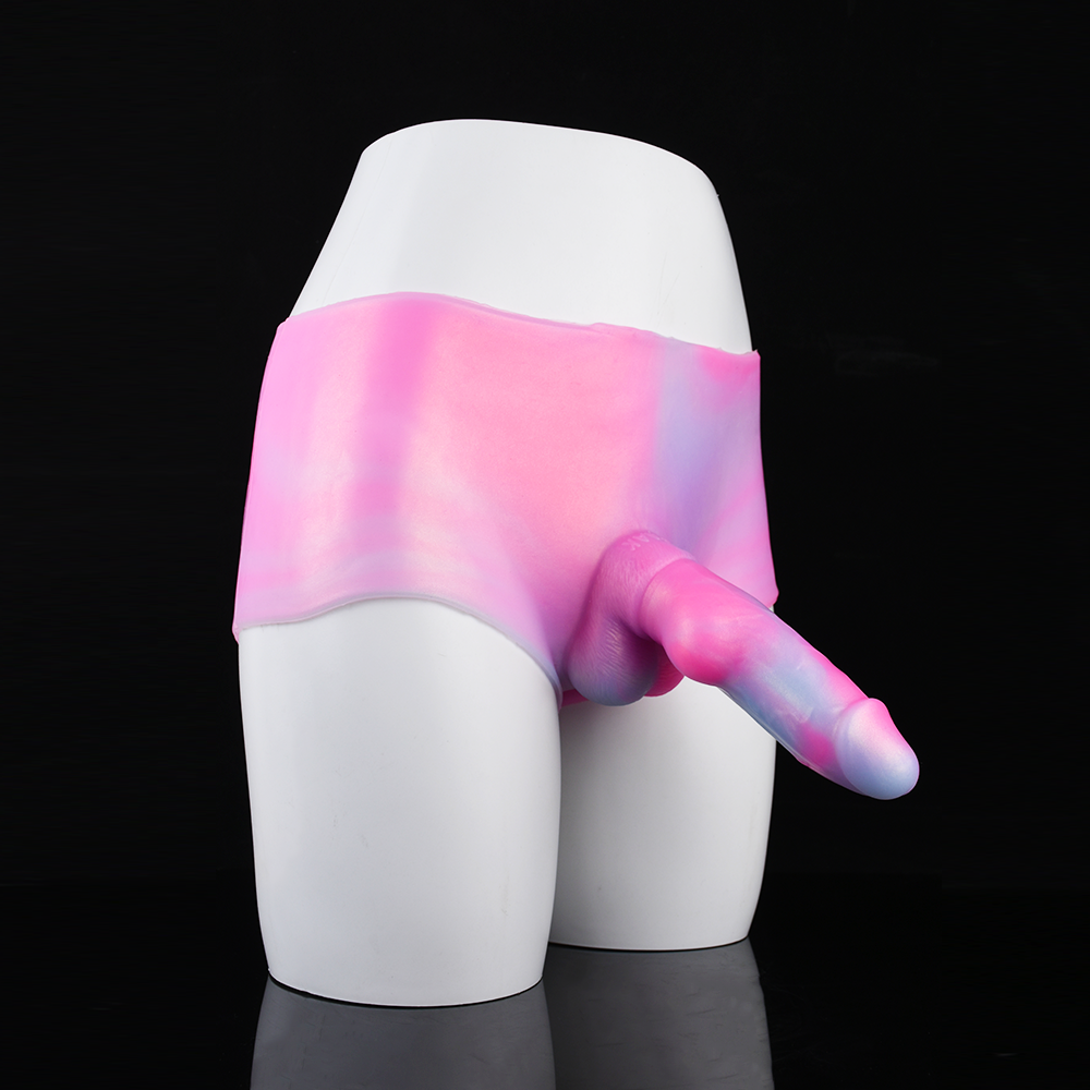 Braguitas con dildo con correa: diseño realista para juegos sexuales BDSM lésbicos