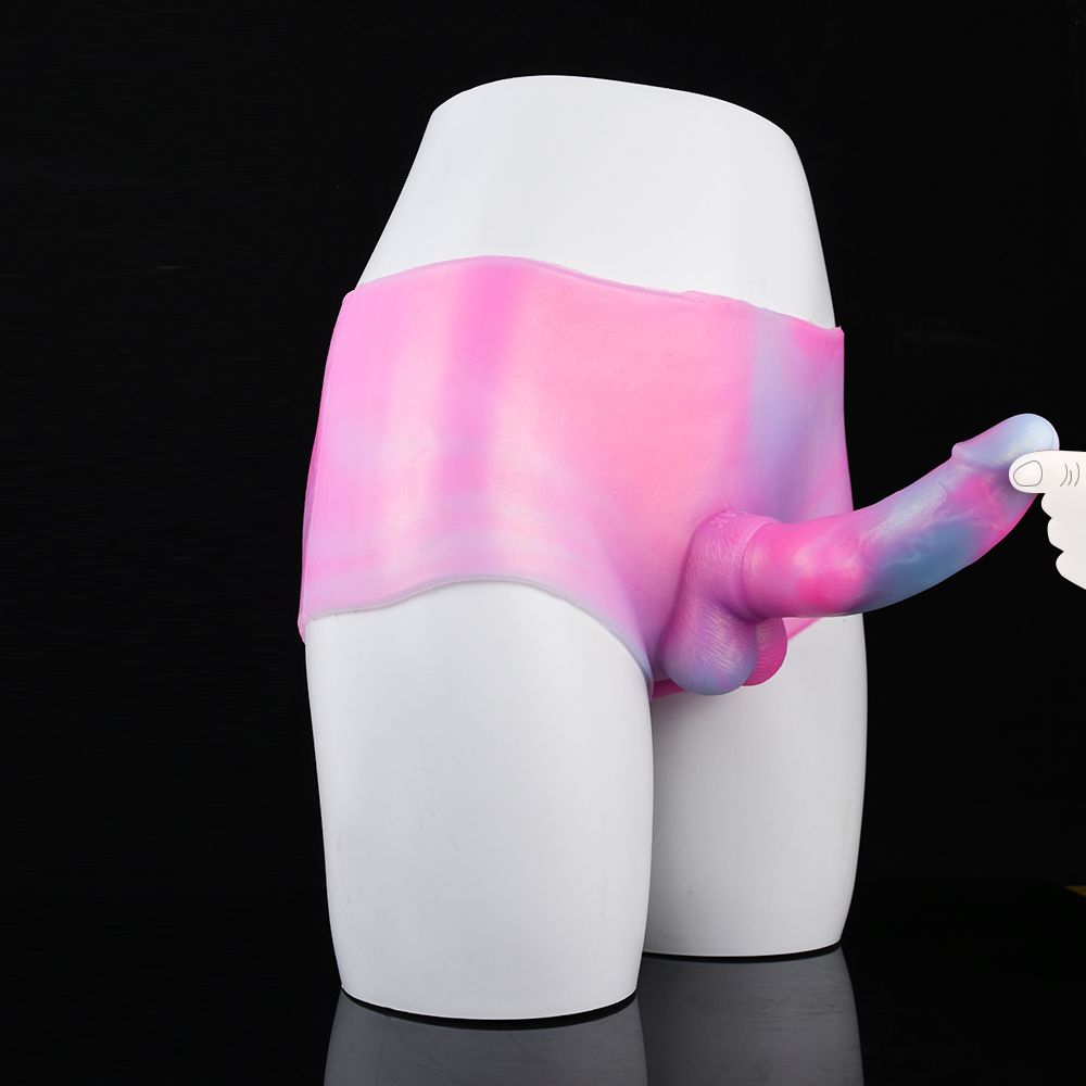 Braguitas con dildo con correa: diseño realista para juegos sexuales BDSM lésbicos