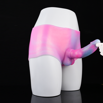 Braguitas con dildo con correa: diseño realista para juegos sexuales BDSM lésbicos