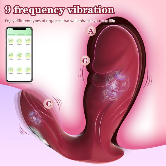 Strap on Insertable Triad Vibrator Anal Dildo – 3-in-1 Silicone Pleasure Enhancer for Women