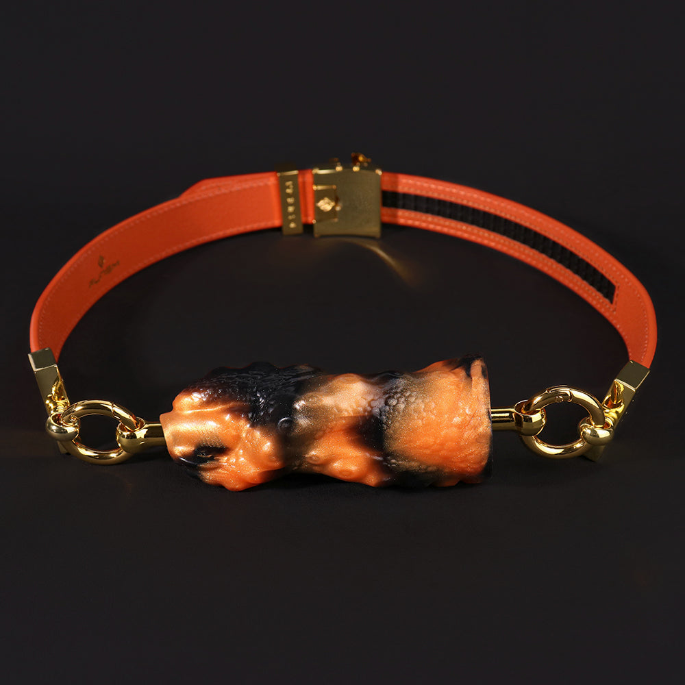 Orange and Black Tentacle Ball Gag – Sex Toy Crafted for BDSM Enthusiasts