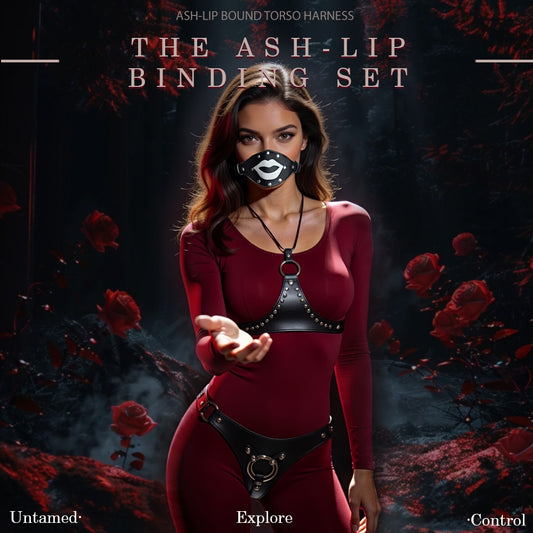 Black Leather BDSM Bodysuit Set – Bold Open G-String Look for Intense Couple Play