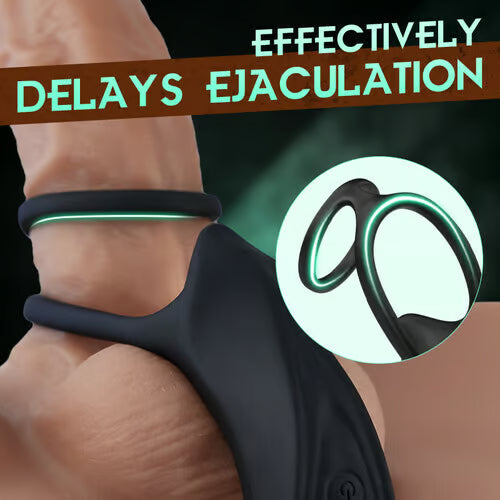 Wearable Cockring Dildos Prostate Massager – Retractable Thrusting Anal Sex Toys for Men Women