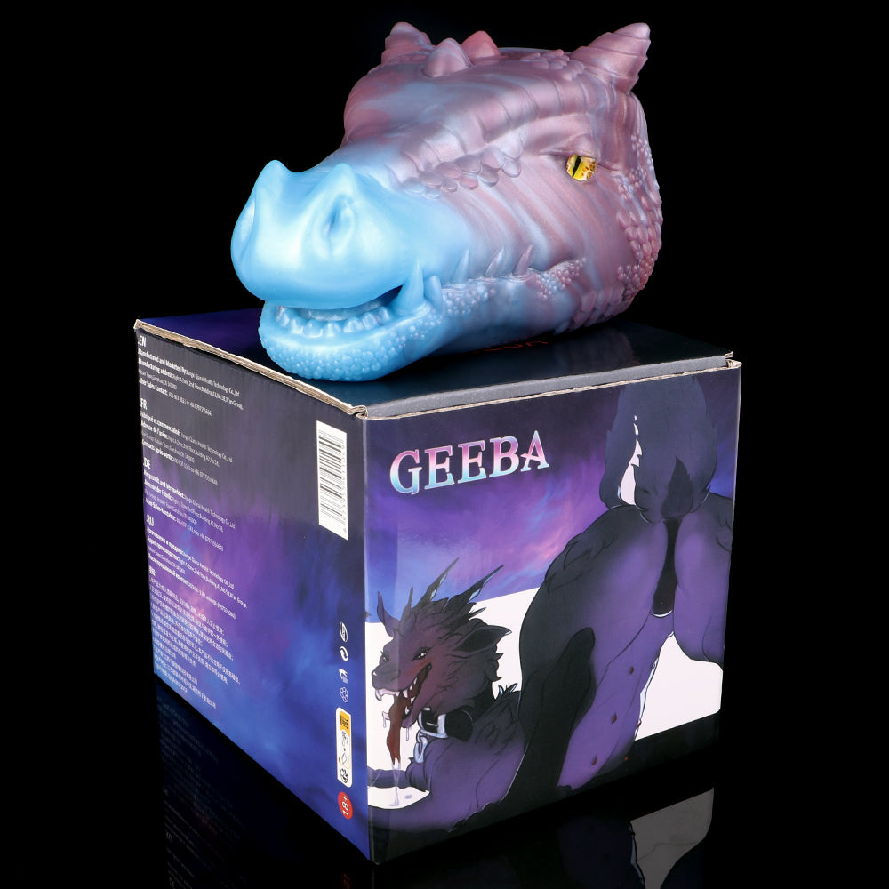 LustBond Fantasy Dragon Head Pocket Pussy – Fantastische Sexspielzeug-Skulptur, die mystische Kräfte erweckt