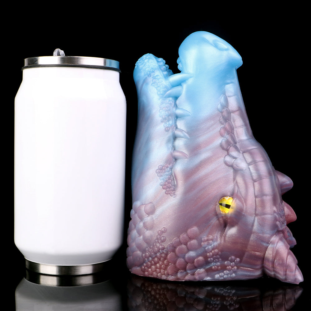 LustBond Fantasy Dragon Head Pocket Pussy – Fantastische Sexspielzeug-Skulptur, die mystische Kräfte erweckt
