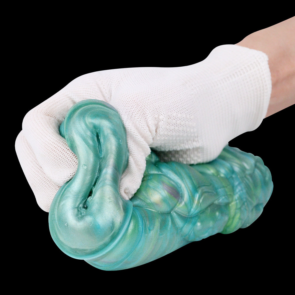 Fantasy Pocket Pussy Masturbationstasse - Blau-Grünes realistisches Vagina-Sexspielzeug für Männer