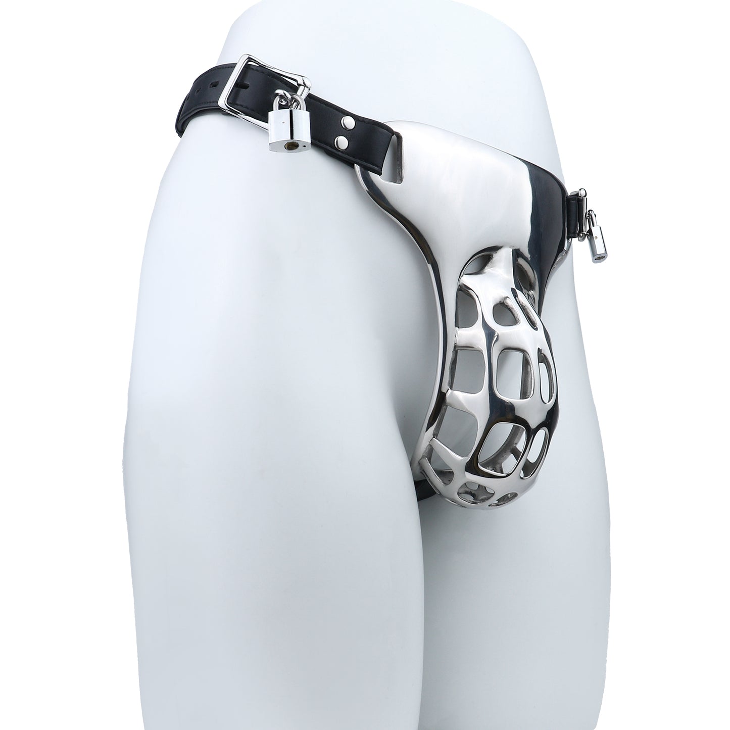 Stainless Steel Cock Cage – Secure BDSM Chastity Device for Control & Lasting Wear