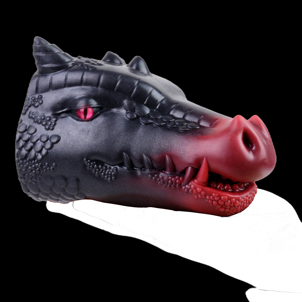 Flame Dragon Fantasy Pocket Pussy – Schaffen Sie ein episches Sinneserlebnis mit dunkelrotem Flüssigsilikon