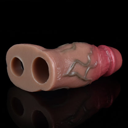 Funda texturizada realista para el pene: potencia el placer masculino con pasión duradera