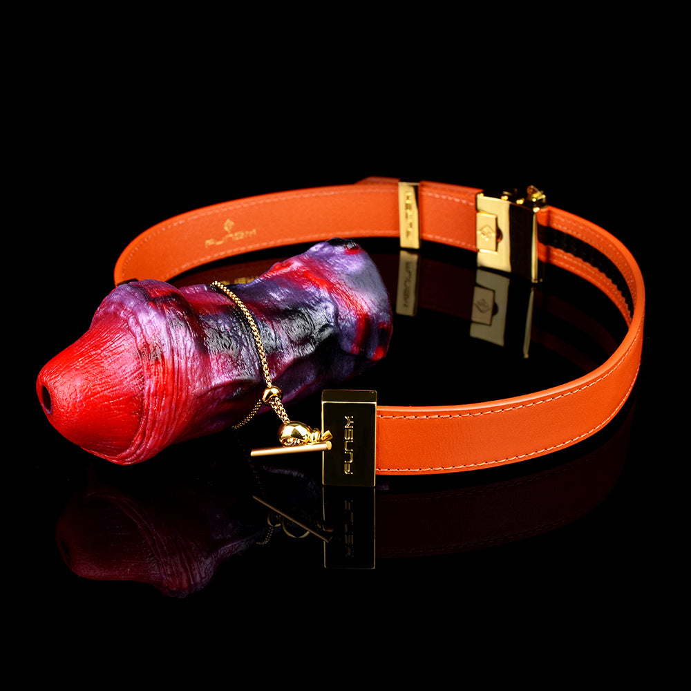 Mordaza de bola con dildo realista: juguete sexual BDSM para mujeres