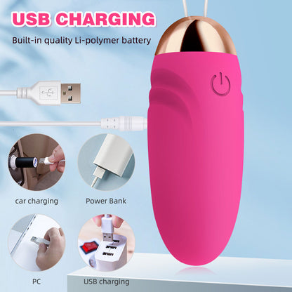 Strap On Bullet Vibrator - Insertable Remote-Controlled Sex Toys